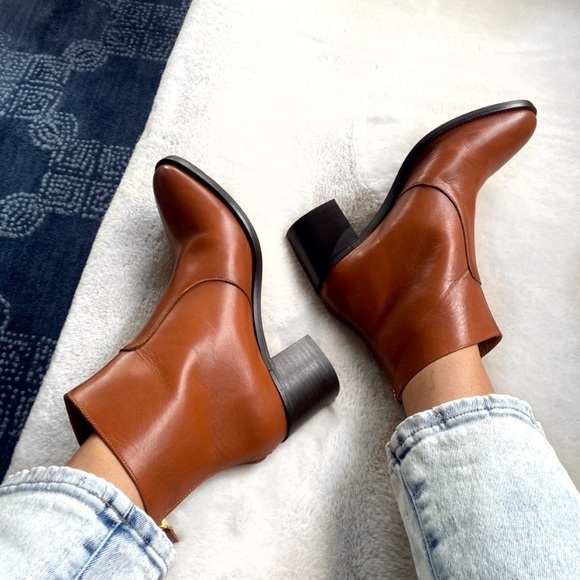 🍂 ANTONIO DE FARIA TAN GENUINE LEATHER BOOTIES! - Picture 6 of 12